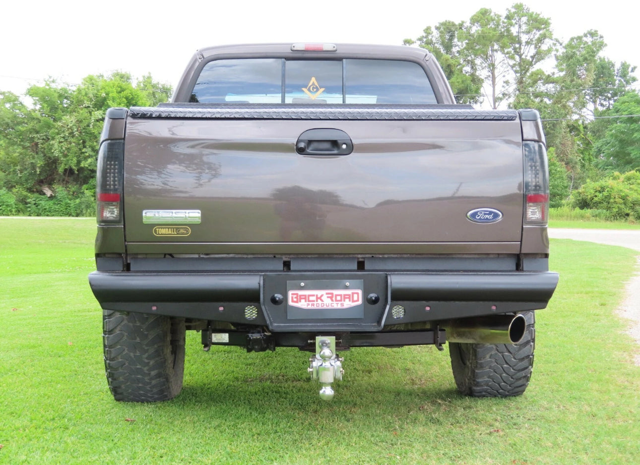 Back Road Products Pipe Force Rear Bumper for 1999-2016 Ford F250 F350 F450 F550