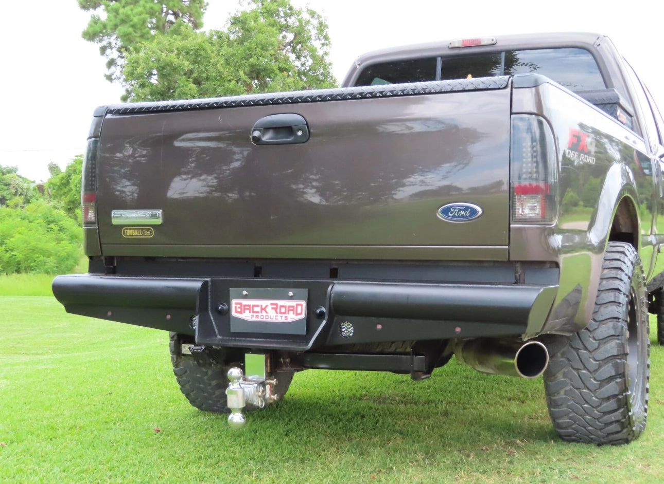 Back Road Products Pipe Force Rear Bumper for 1999-2016 Ford F250 F350 F450 F550