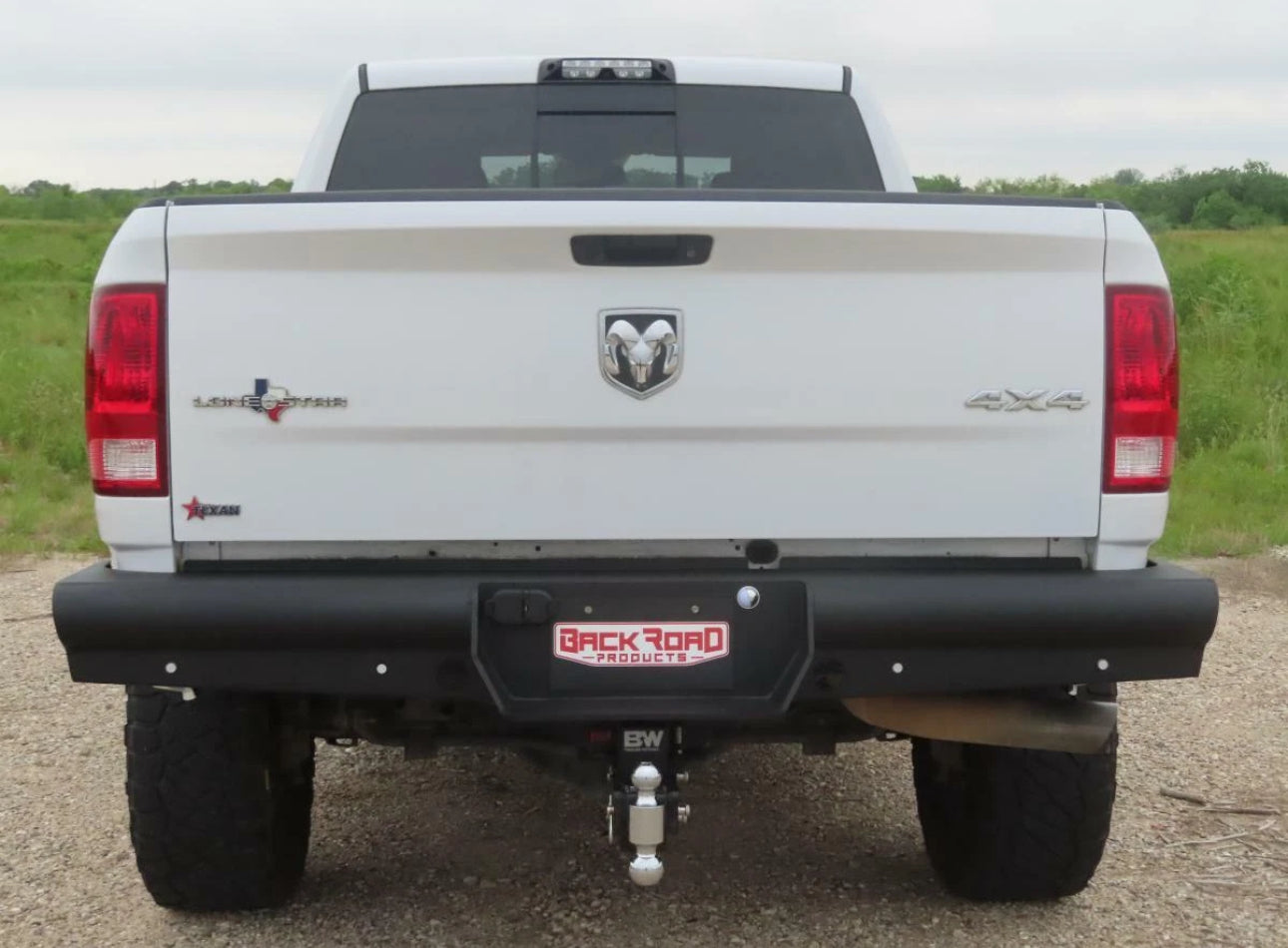 Back Road Products Pipe Force Rear Bumper for 2010-2016 Dodge Ram 2500 3500