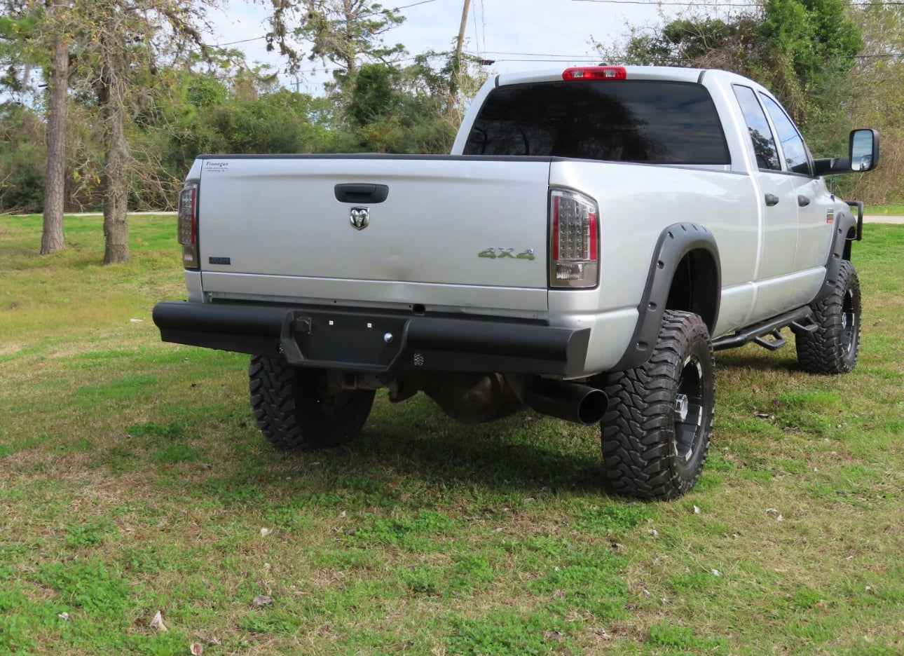 Back Road Products Pipe Force Rear Bumper for 2003-2009 Dodge Ram 2500 3500