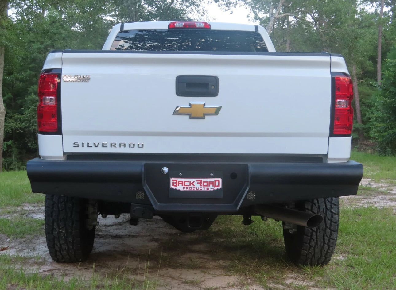 Back Road Products Pipe Force Rear Bumper for 2011-2019 Chevy and GMC 2500 3500