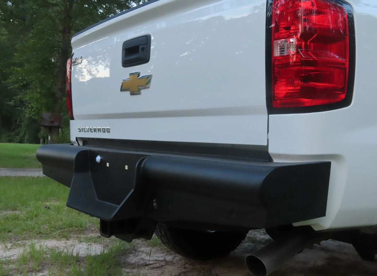 Back Road Products Pipe Force Rear Bumper for 2011-2019 Chevy and GMC 2500 3500